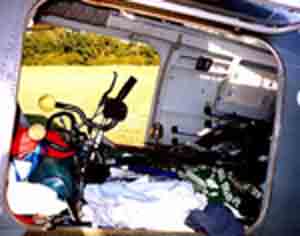 Gep�ckraum DO27 mit Fahrrad